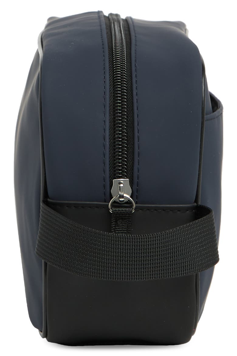Rubber Zip Top Dopp Kit, Alternate, color, NAVY