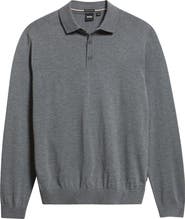 BOSS Lancione Wool Polo Sweater