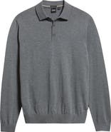 BOSS Lancione Wool Polo Sweater