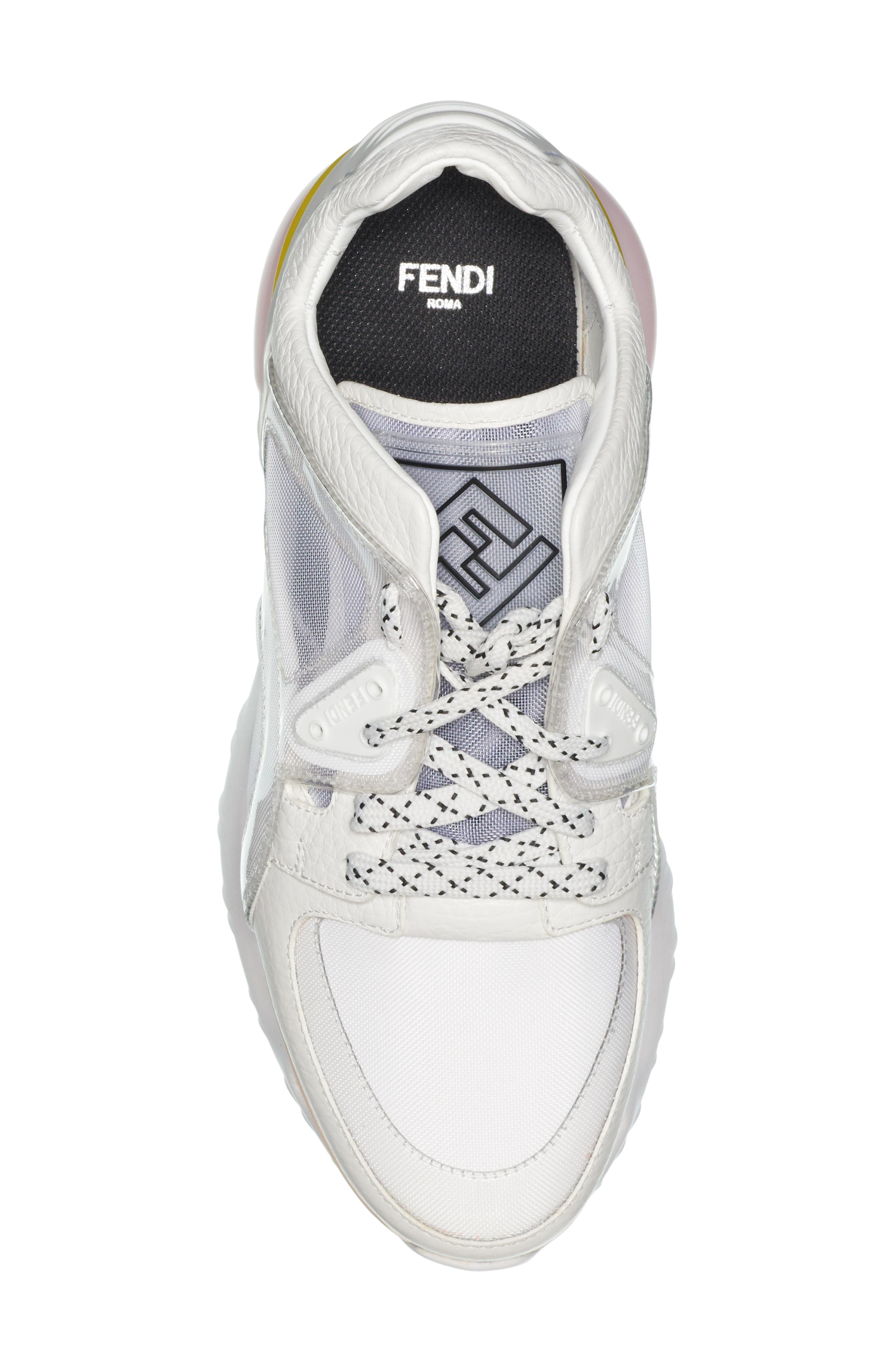 Fancy Lace-Up Sneaker, Alternate, color, WHITE