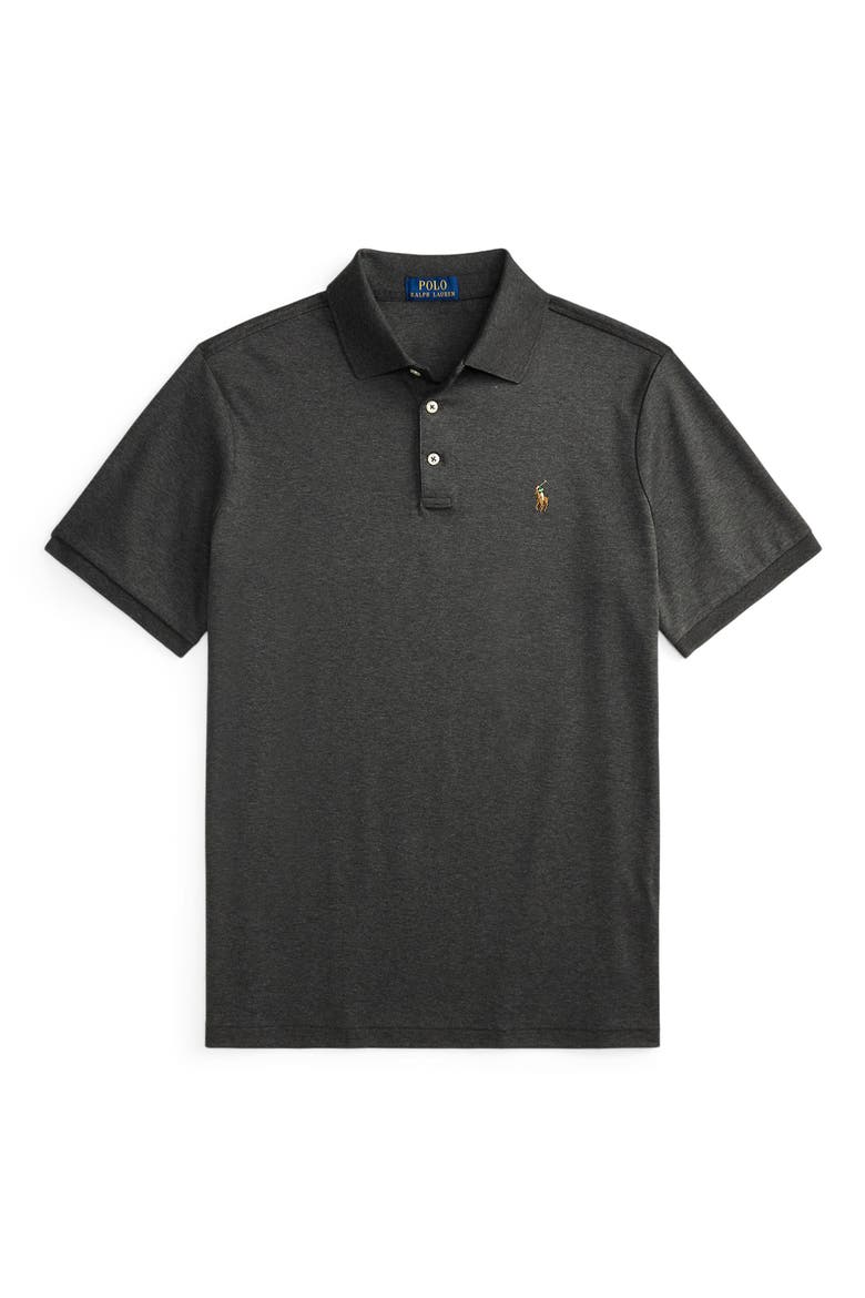 Pima Cotton Polo, Alternate, color, GREY HTR