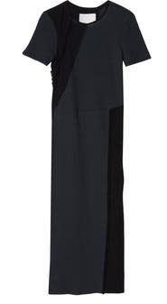 3.1 Phillip Lim Ribbed Asymmetrical T-Shirt Dress