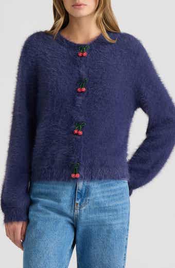 Cherry Front Cardigan