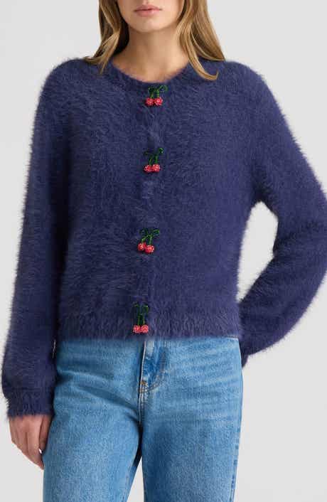 Cherry Front Cardigan