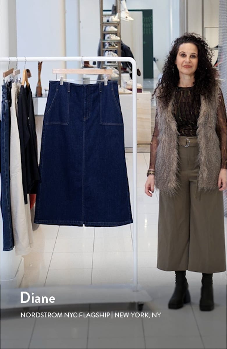 Jocelyn Denim Skirt, sales video thumbnail