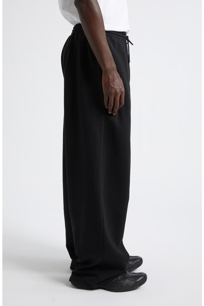 Bumper Stickers Baggy Cotton Fleece Sweatpants, Alternate, color, 1000 BLACK