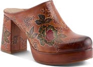 L'Artiste by Spring Step Skyhigh Leather Platform Mule