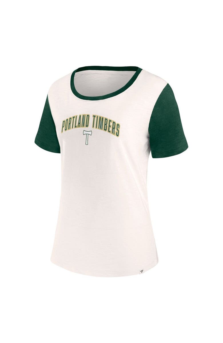 FANATICS Women's Fanatics Branded Cream Portland Timbers Volley T-Shirt, Alternate, color,