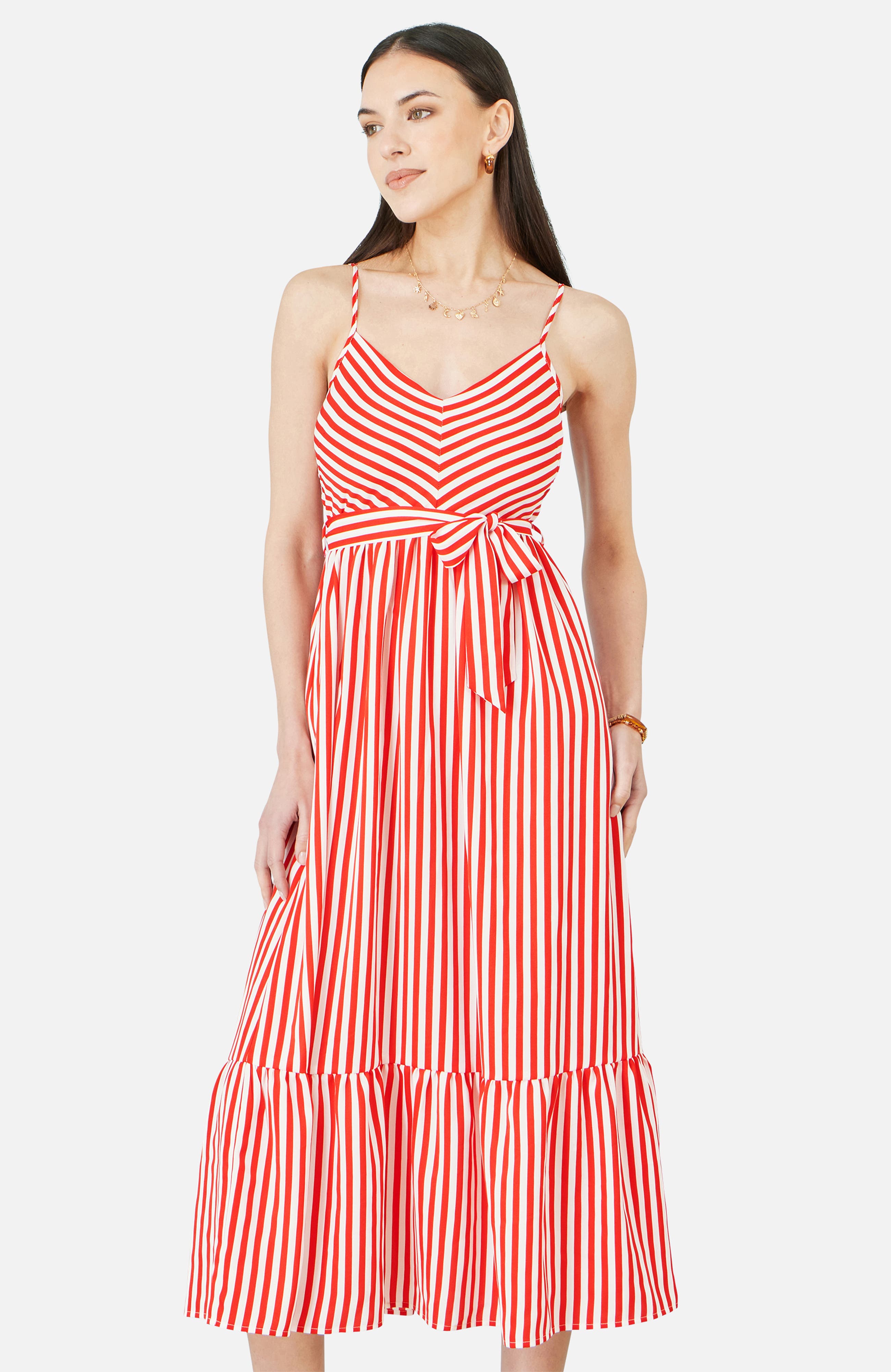 Stripe Midi Sun Dress - image 4