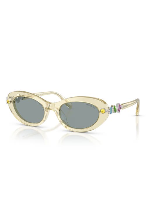Swarovski 53mm Oval Sunglasses