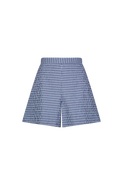 Lela Rose Checked Seersucker Short