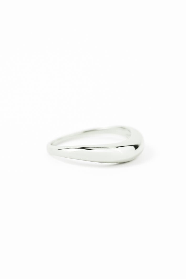 Dome Slim Ring, Main, color, Silver