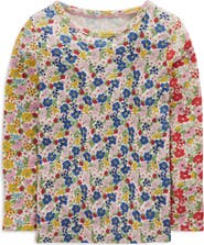 Mini Boden Kids' Long Sleeve Pointelle Top