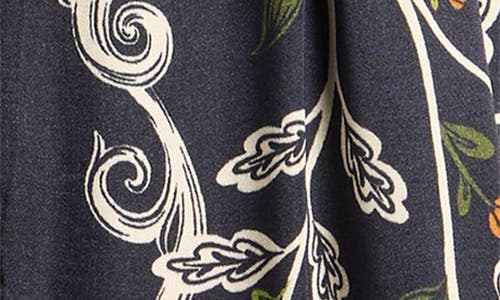 Farm Rio Roccoco Floral Minidress In Blue