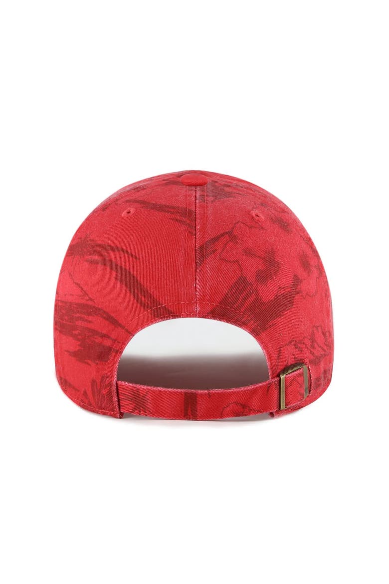 Men's '47  Scarlet San Francisco 49ers Fiji Clean Up Adjustable Hat, Alternate, color, Scarlet