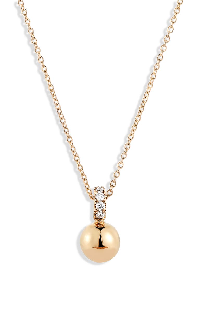 Dana Rebecca Designs Poppy Rae Globe Pendant Necklace, Main, color, 