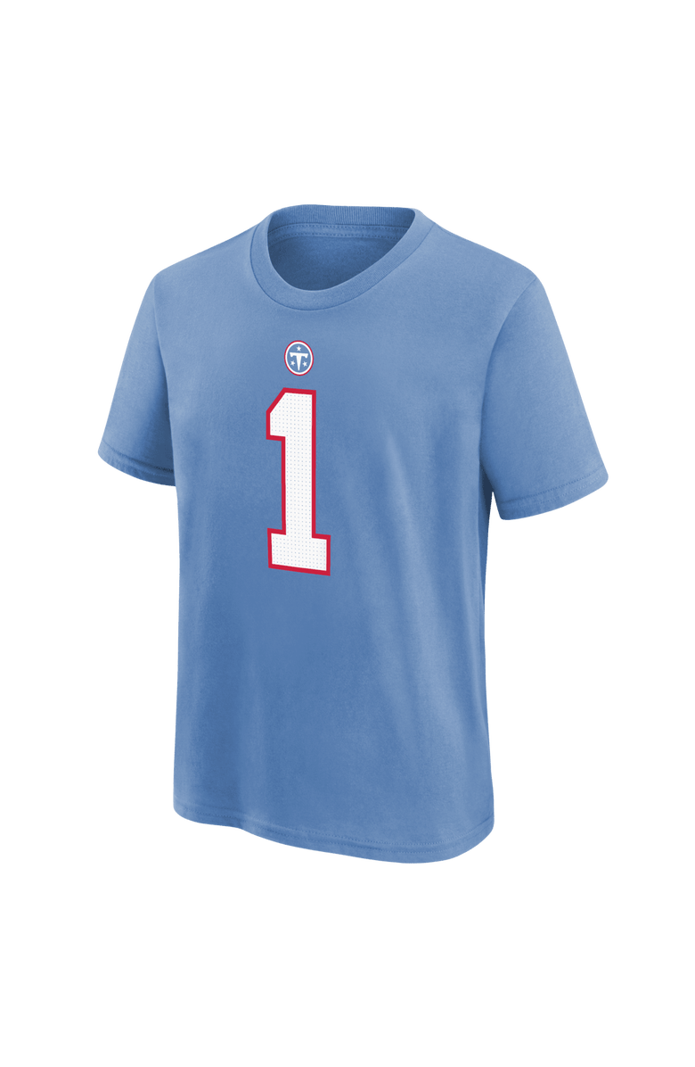Nike Youth Nike Cameron Ward Light Blue Tennessee Titans Name & Number T-Shirt, Alternate, color, Light Blue