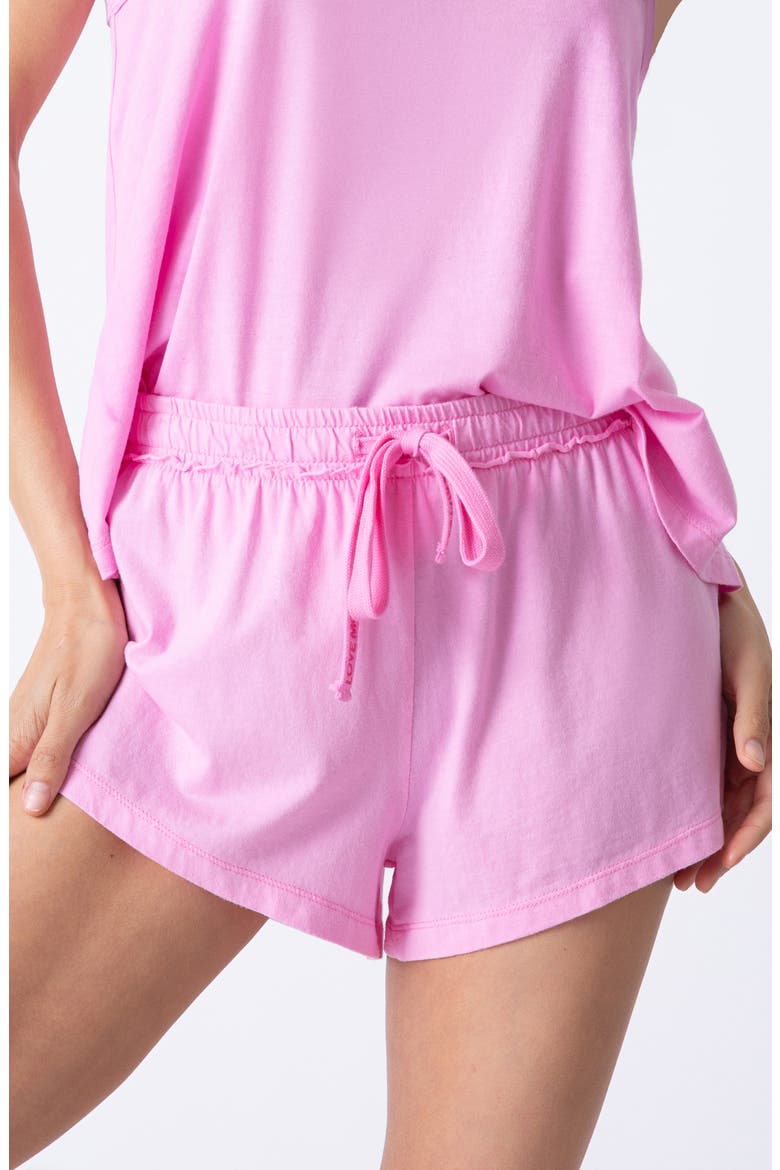 Shine Bright Lounge Shorts, Alternate, color, BRIGHT PINK