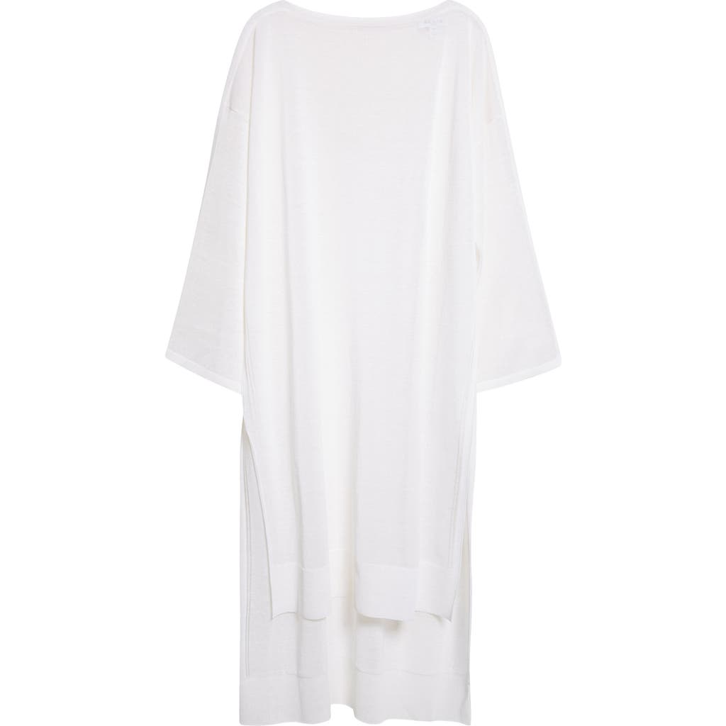 Alaïa Alaia White Caftan With Side Openings In White