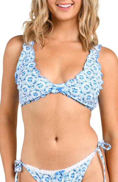 Penny Merrow Floral Bikini Top