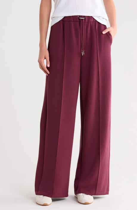 Pull-On Wide Leg Pants