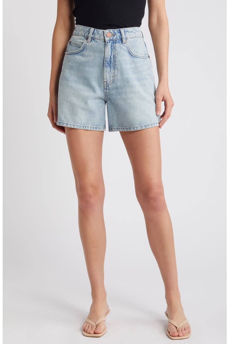 The Easy Denim Shorts, Main, color, FIZZ INDIGO
