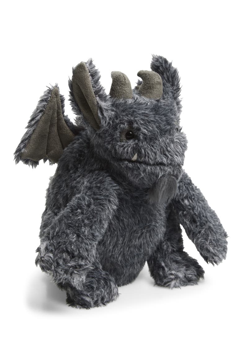 Growlston Gargoyle Small Plushie, Main, color, GREY