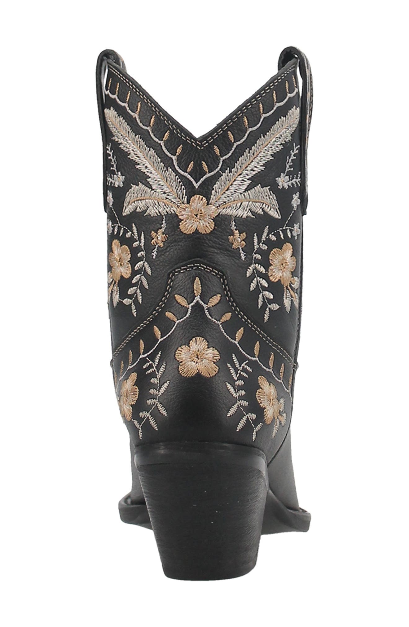 Dingo Primrose Western Boot, Alternate, color, Black