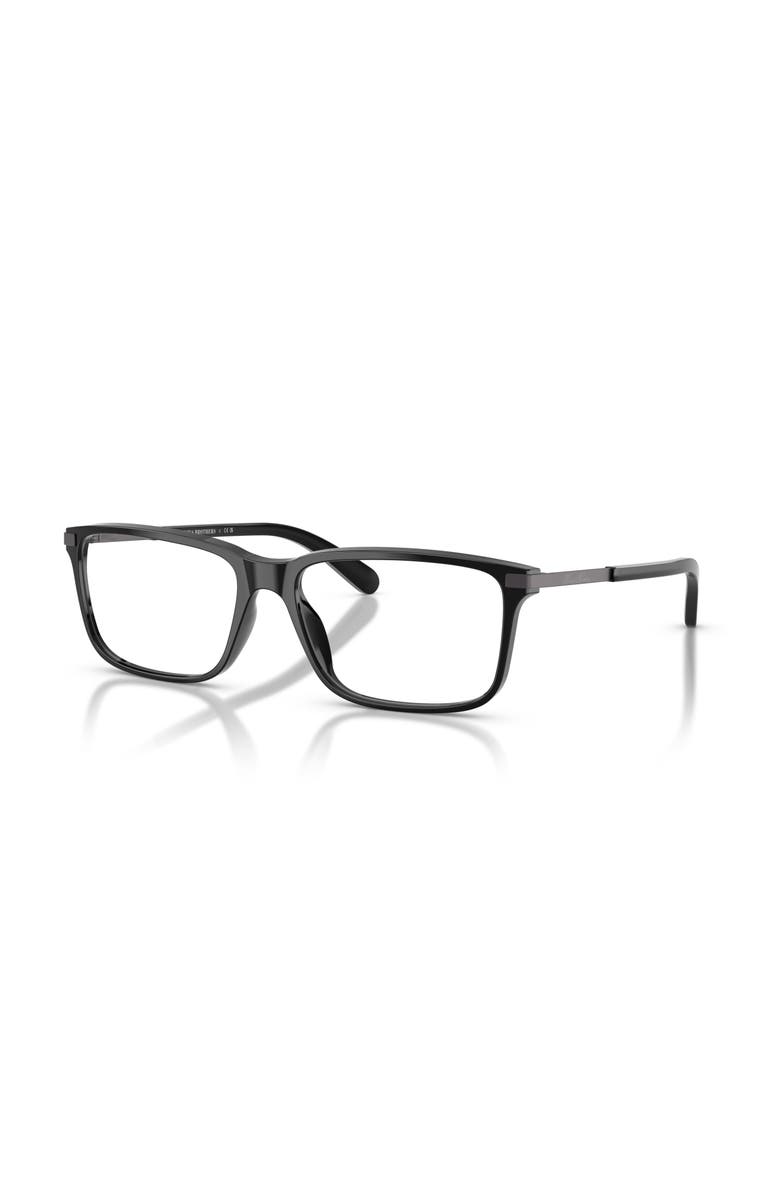 Brooks Brothers 58mm Rectangle optical glasses, Main, color, Black