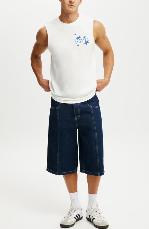 Cotton On Graphic Muscle In White