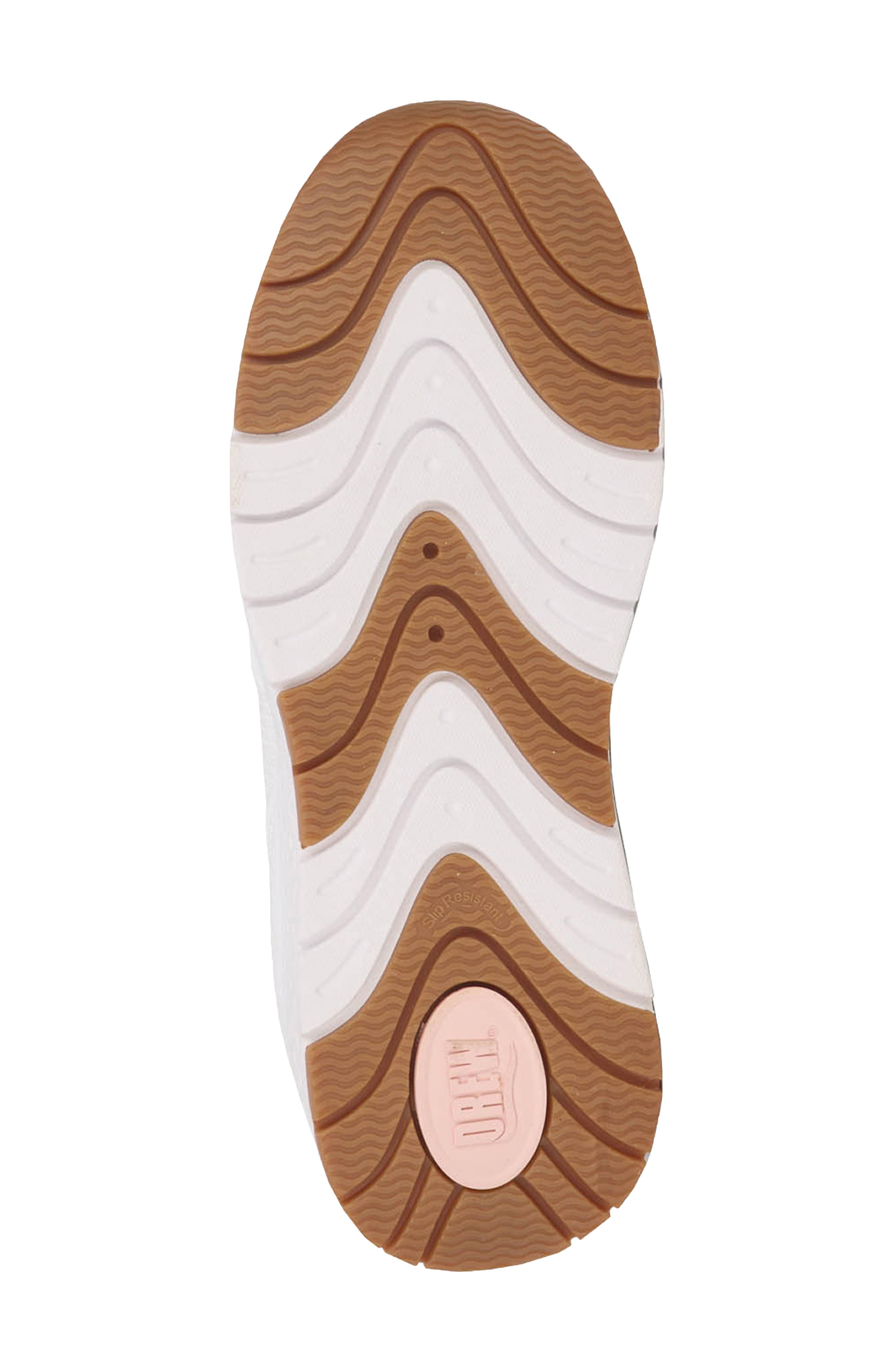DREW Bobbie Lace-up Sneaker, Alternate, color, White Suede Combo