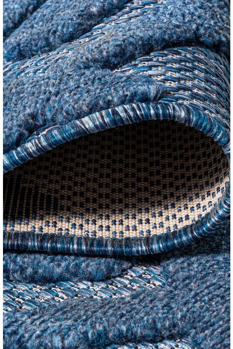 Peralta Moroccan Diamond Indoor/Outdoor Area Rug, Alternate, color, Navy