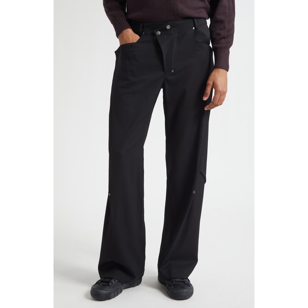 KIKO KOSTADINOV Kraner Stretch Virgin Wool Trousers in Crow Black  product