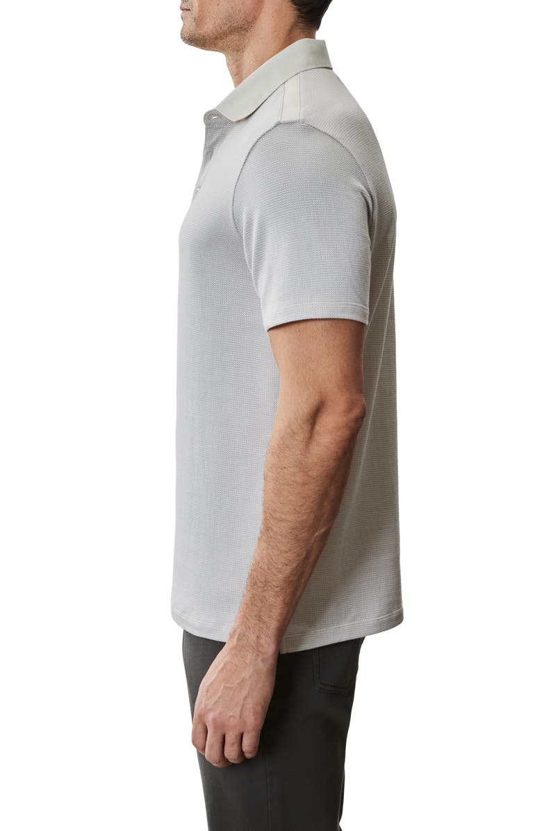 Robert Barakett Modesto Race Stripe Cotton Polo, Alternate, color, Sand