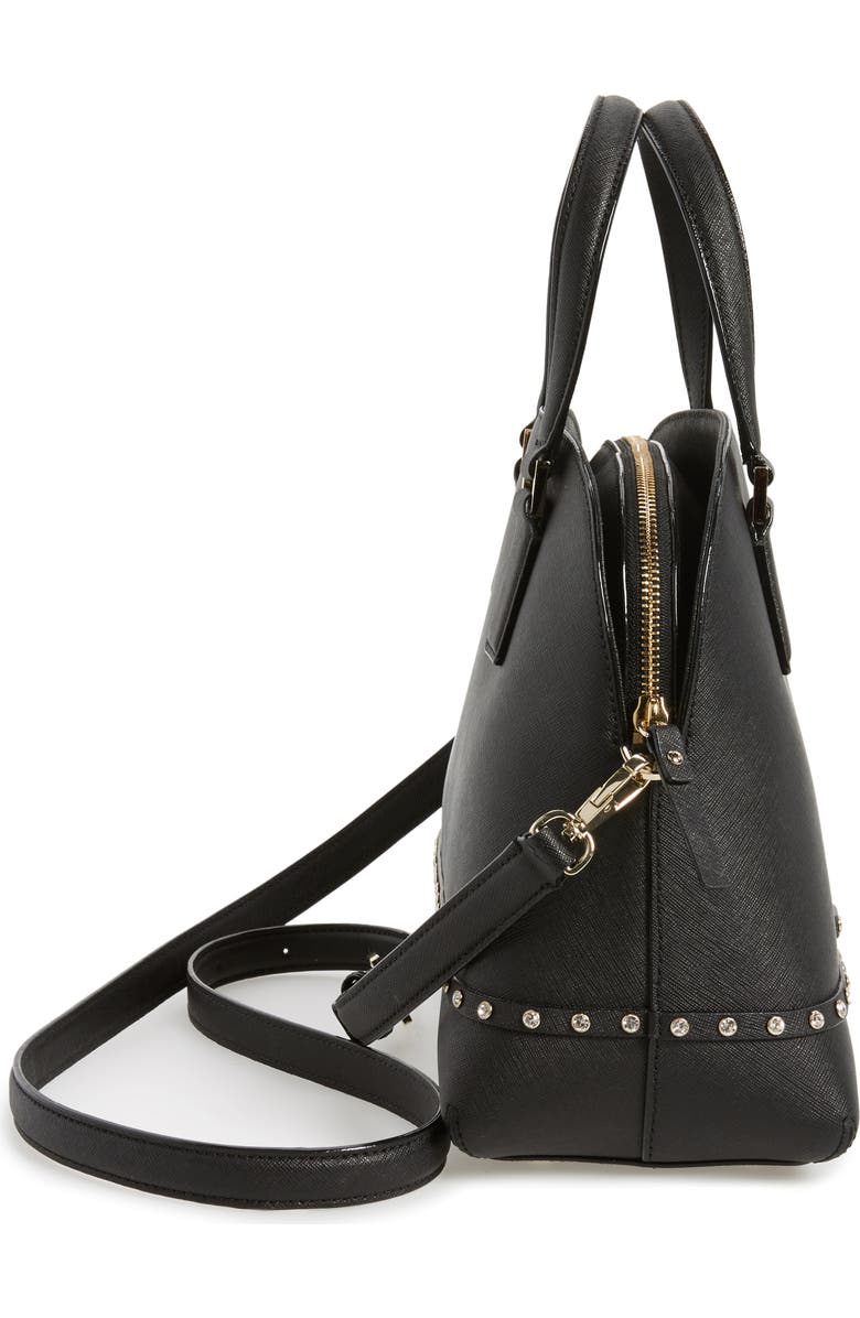 Kate Spade New York cameron street - jeweled lottie leather satchel, Alternate, color,