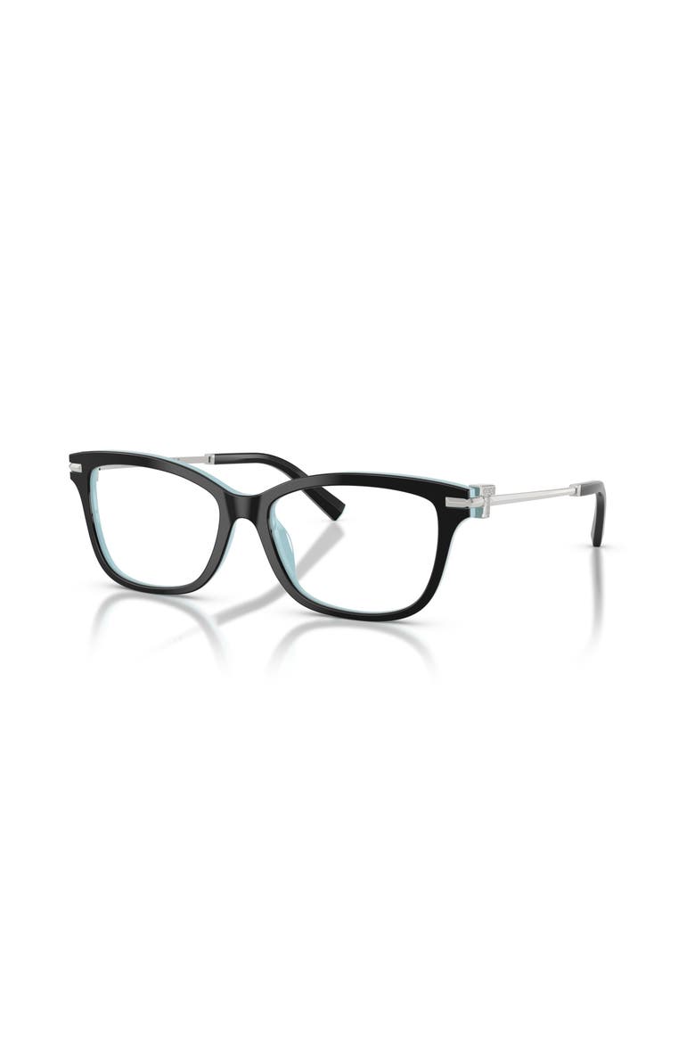 55mm Rectangle optical glasses, Main, color, Black