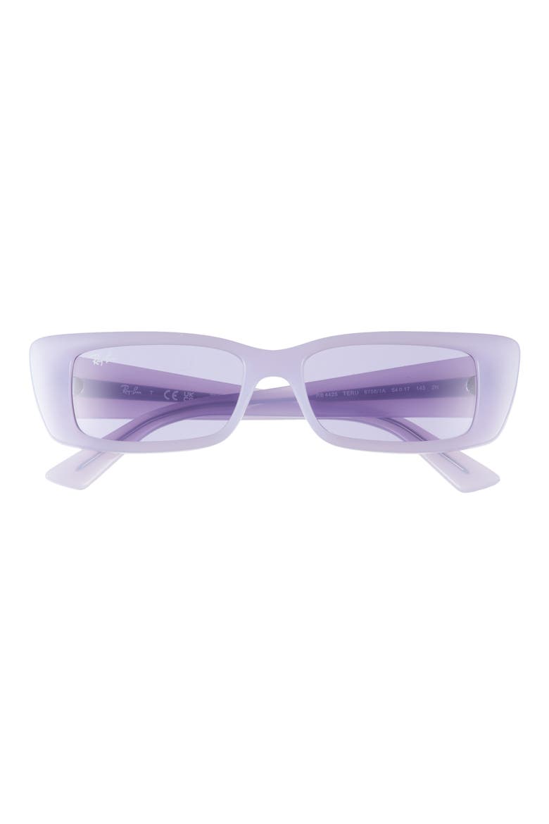 Teru 54mm Rectangle Sunglasses, Main, color, VIOLET