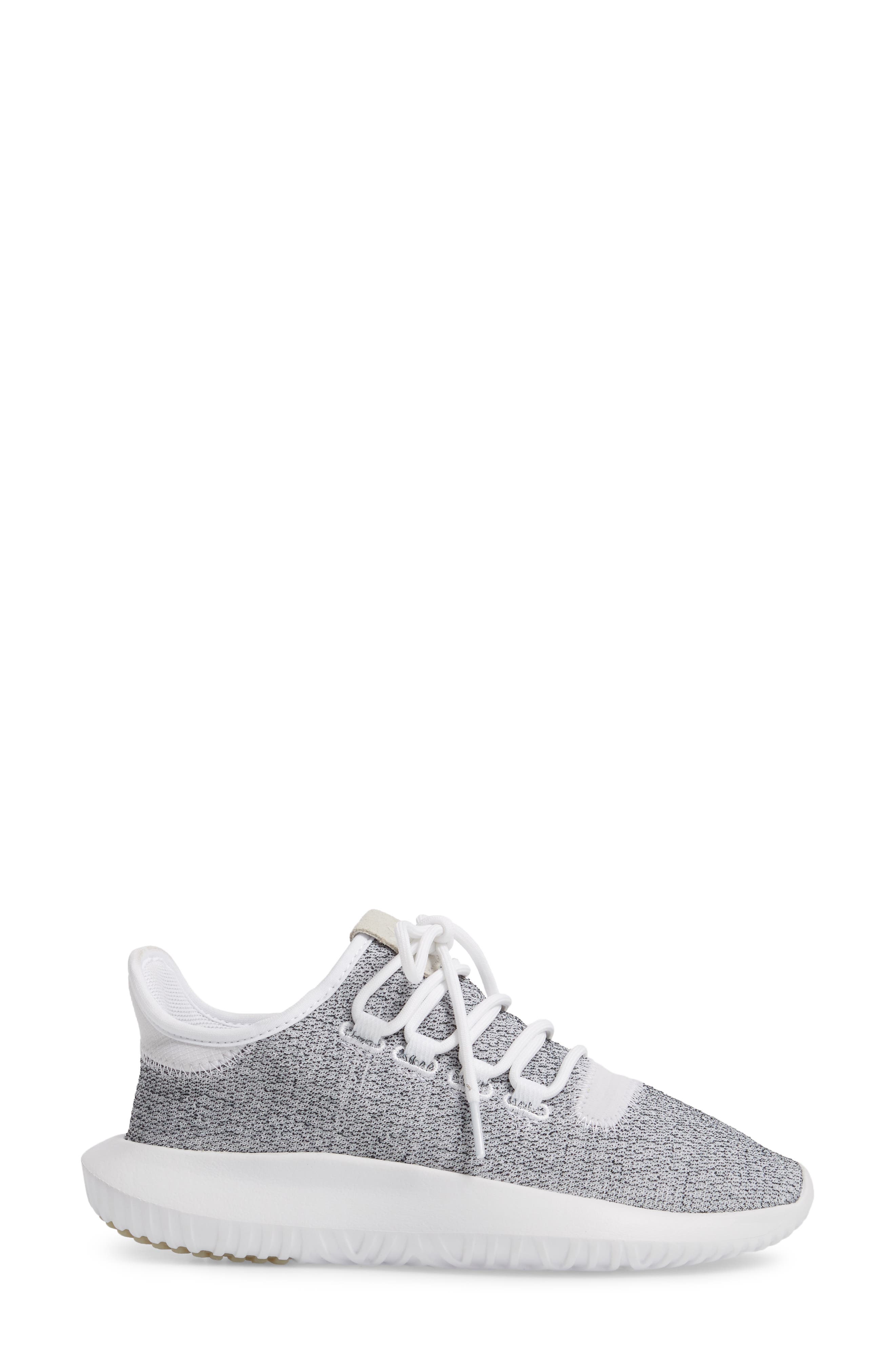 Tubular Shadow Sneaker, Alternate, color, WHITE/ GREY ONE/ WHITE