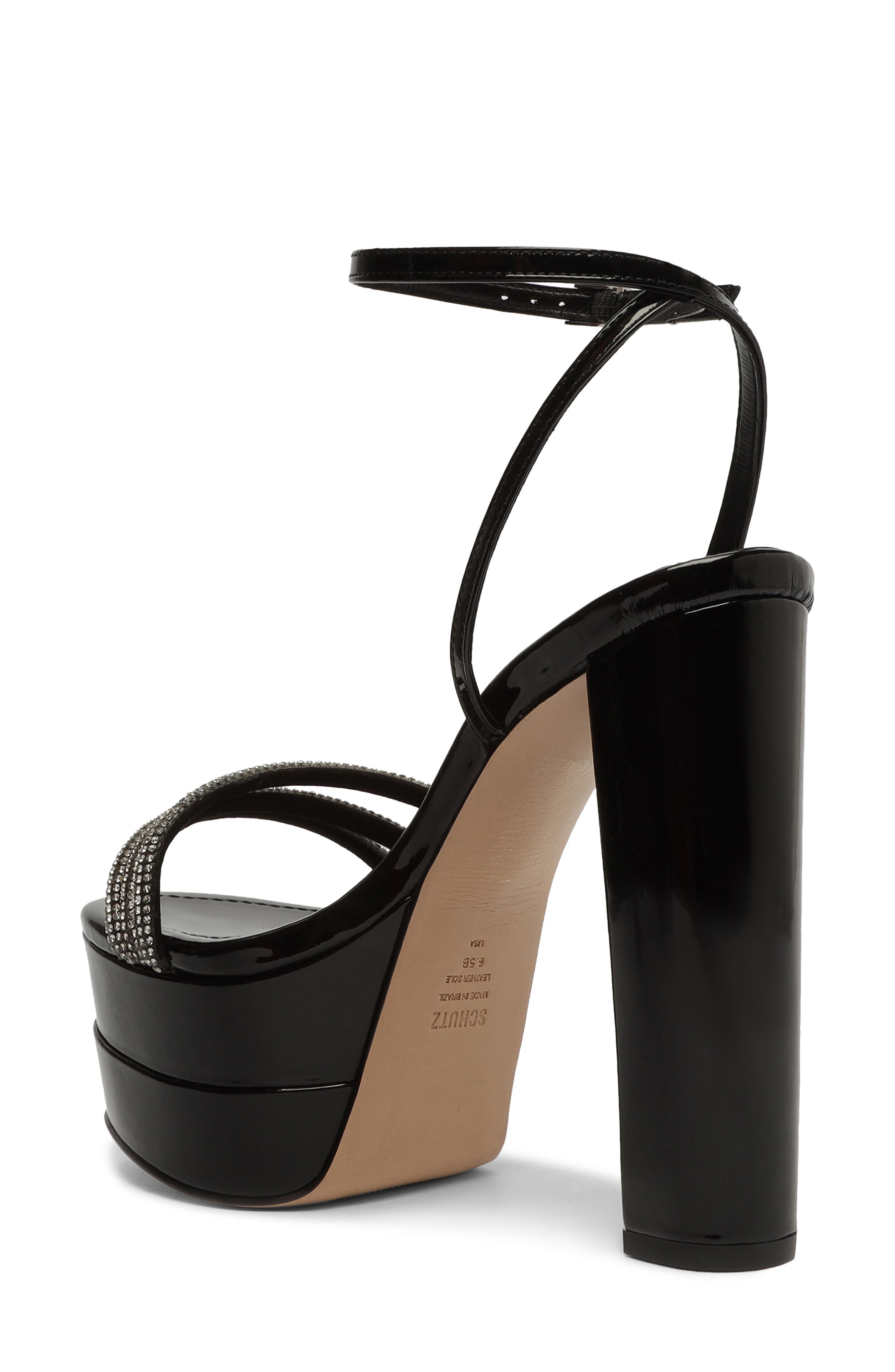 Schutz Piper Ankle Strap Platform Sandal, Alternate, color, 