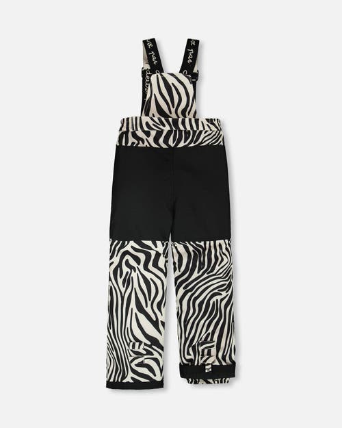 Deux Par Deux Two-piece Play Snowsuit With Pants In Black