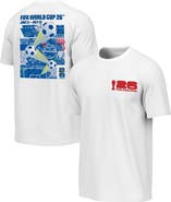 Outerstuff Men's Outerstuff White 2026 FIFA World Cup Philadelphia Host City Poster Graphic T-Shirt