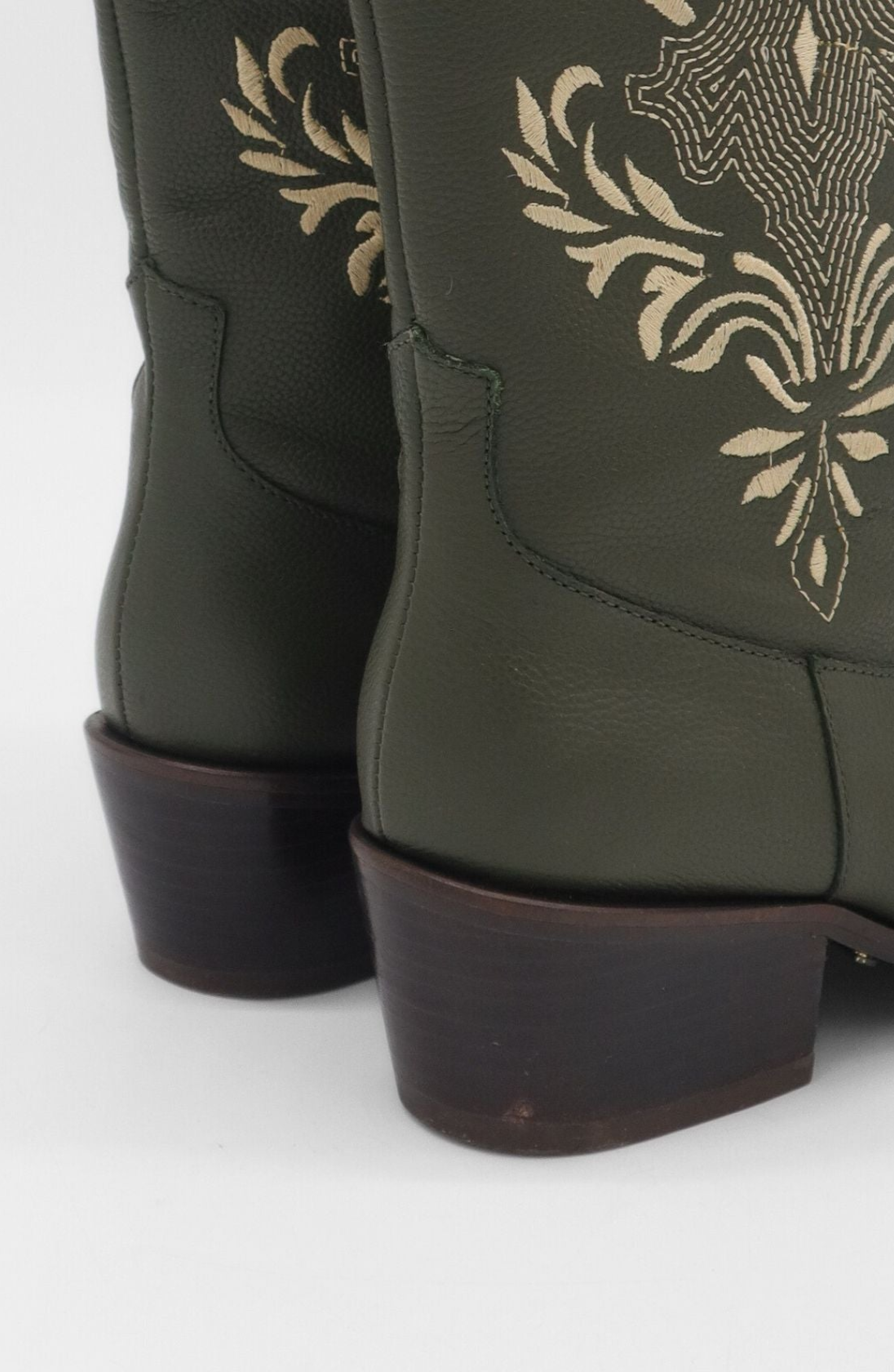 Knox Cowboy Boots, Alternate, color, Olive