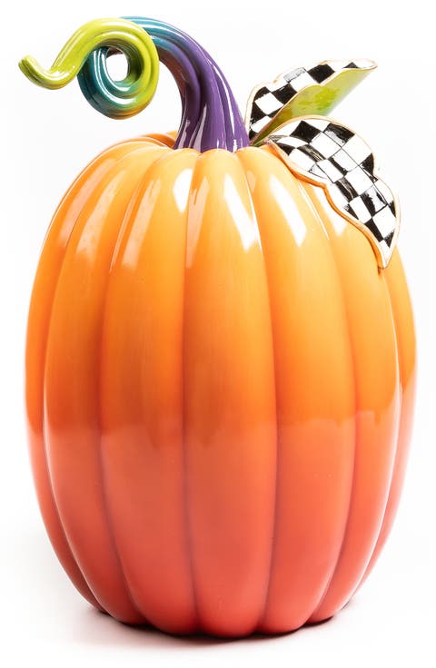Large Ombre Pumpkin Decoration
