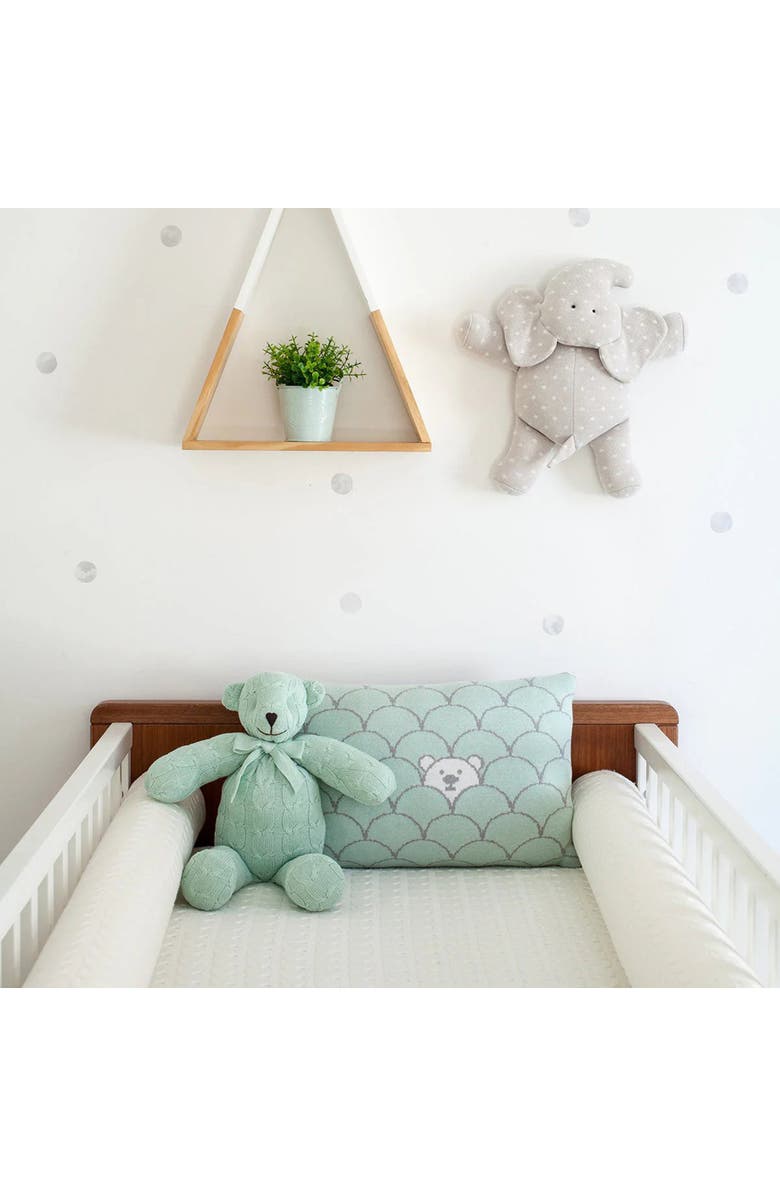 RIAN TRICOT Wally Pillow, Alternate, color, Mint