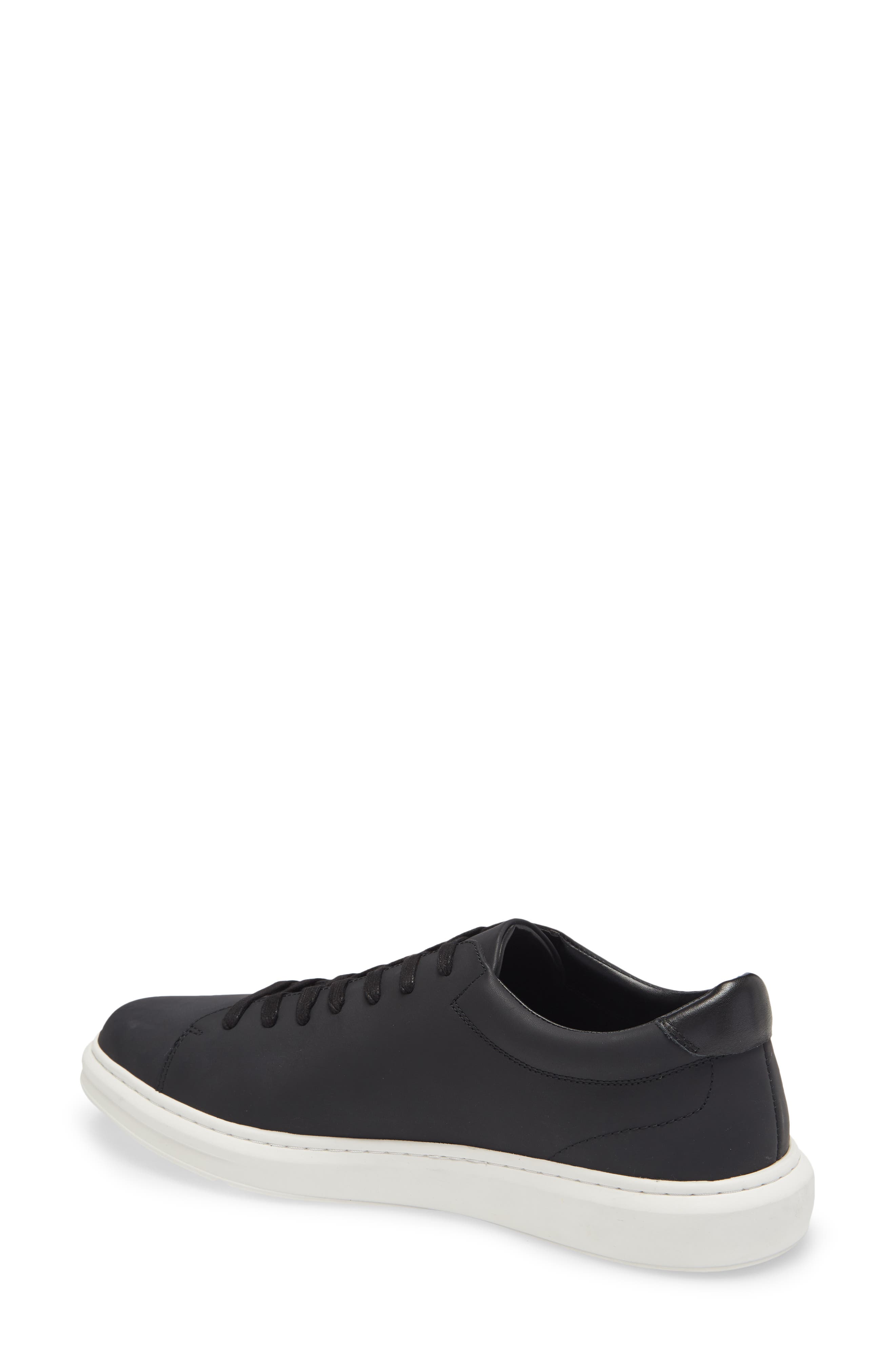 Venice Low-Top Sneaker, Alternate, color, BLACK/ WHITE