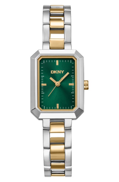 Uptown Midi Tank Bracelet Watch, 22mm x 35.5mm