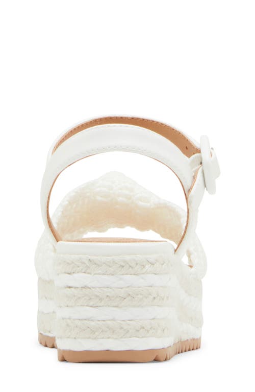 Steve Madden Kids' Jcookie Platform Sandal In White