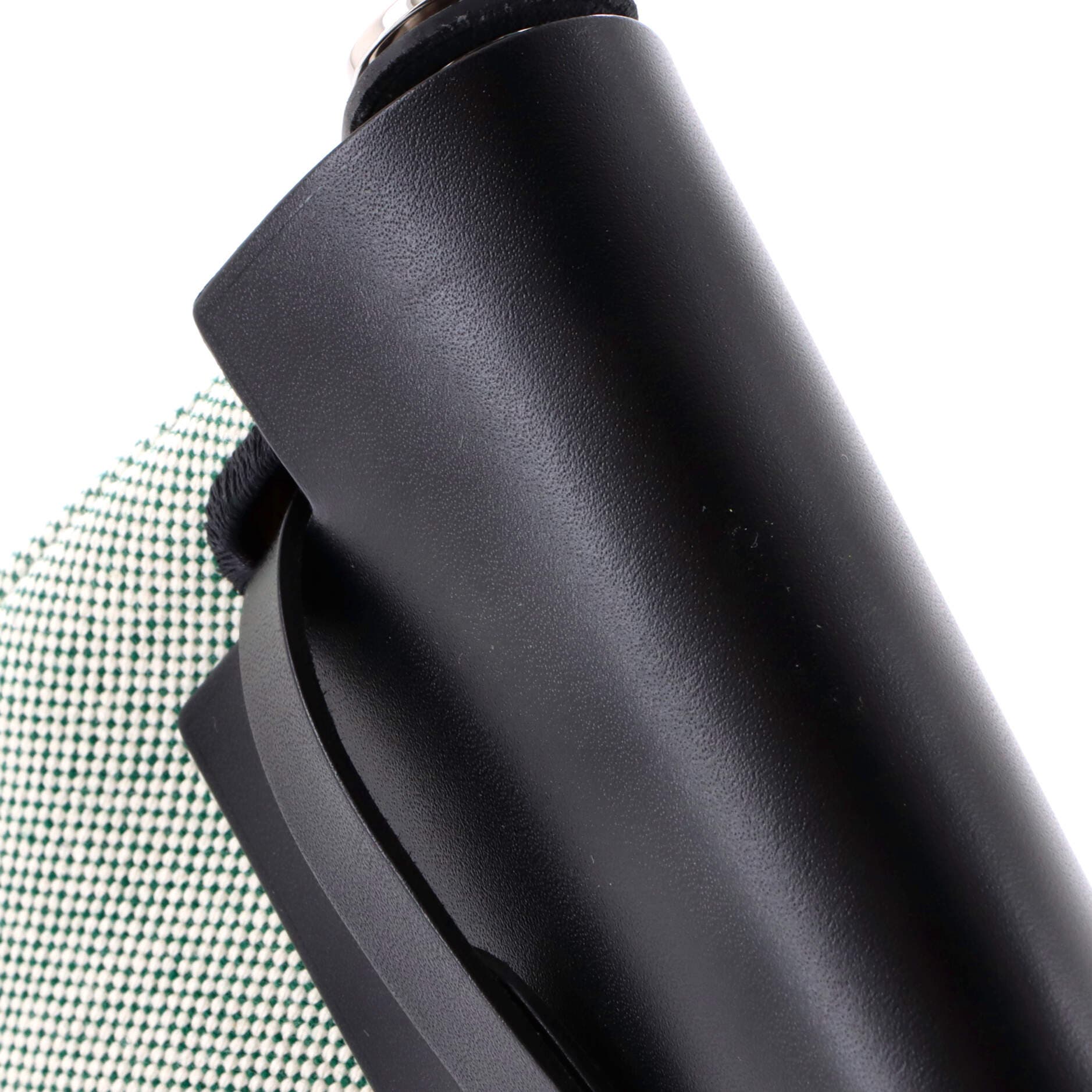 Pre-Owned Hermes Herbag Zip Toile and Leather 20, Alternate, color, Noir