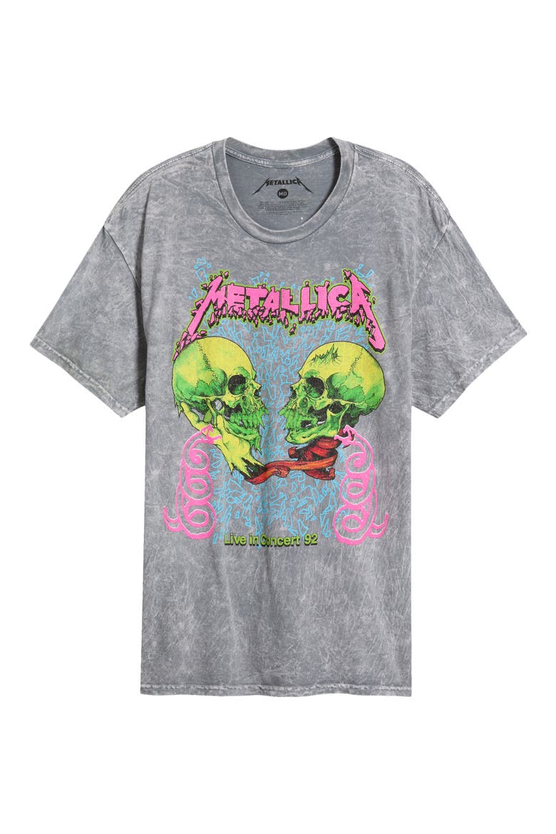 Metallica Graphic Tee, Main, color, GREY