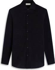 Bugatchi Devon OoohCotton® Mélange Button-Up Shirt